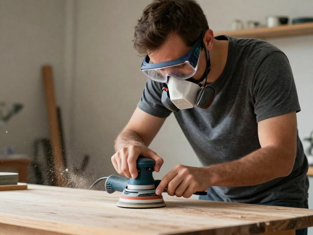 Holz Arbeitsplatte aufarbeiten