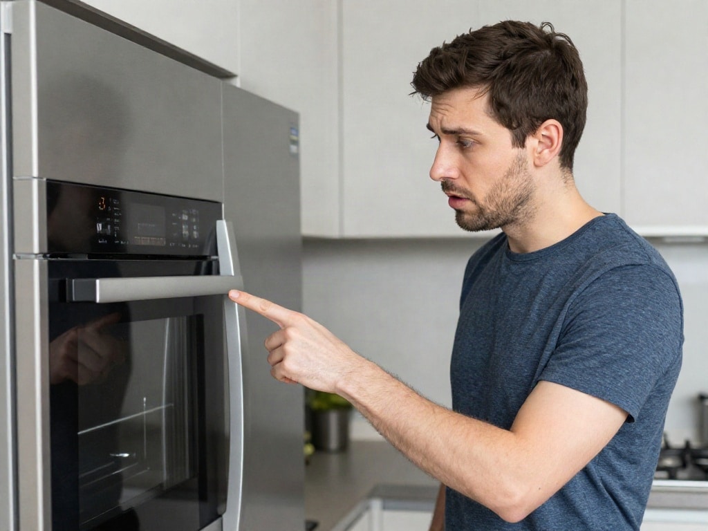 Kühlschrank neben Backofen